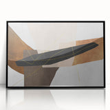 Contemporary Canvas Art in Earth Tones – Earthen Harmony Abstract