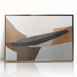 Contemporary Canvas Art in Earth Tones – Earthen Harmony Abstract