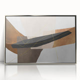 Contemporary Canvas Art in Earth Tones – Earthen Harmony Abstract