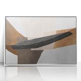 Contemporary Canvas Art in Earth Tones – Earthen Harmony Abstract