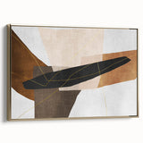 Contemporary Canvas Art in Earth Tones – Earthen Harmony Abstract