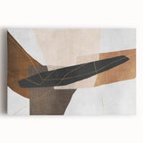 Contemporary Canvas Art in Earth Tones – Earthen Harmony Abstract