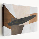 Contemporary Canvas Art in Earth Tones – Earthen Harmony Abstract
