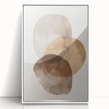 Contemporary Minimalist Wall Art – Beige and Brown Geometric Prints