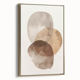 Contemporary Minimalist Wall Art – Beige and Brown Geometric Prints
