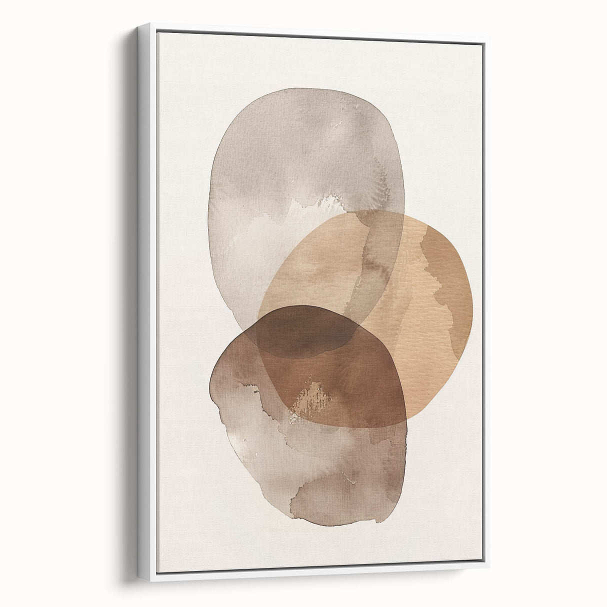 Contemporary Minimalist Wall Art – Beige and Brown Geometric Prints
