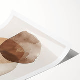 Contemporary Minimalist Wall Art – Beige and Brown Geometric Prints