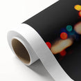 Urban architectural wall art – Abstract night city lights print