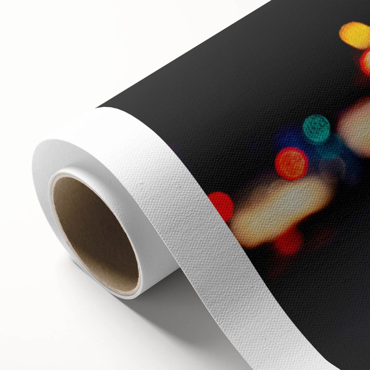 Urban architectural wall art – Abstract night city lights print