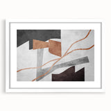 Neutral Abstract Prints in Brown – Earthen Harmony Modern Artwork