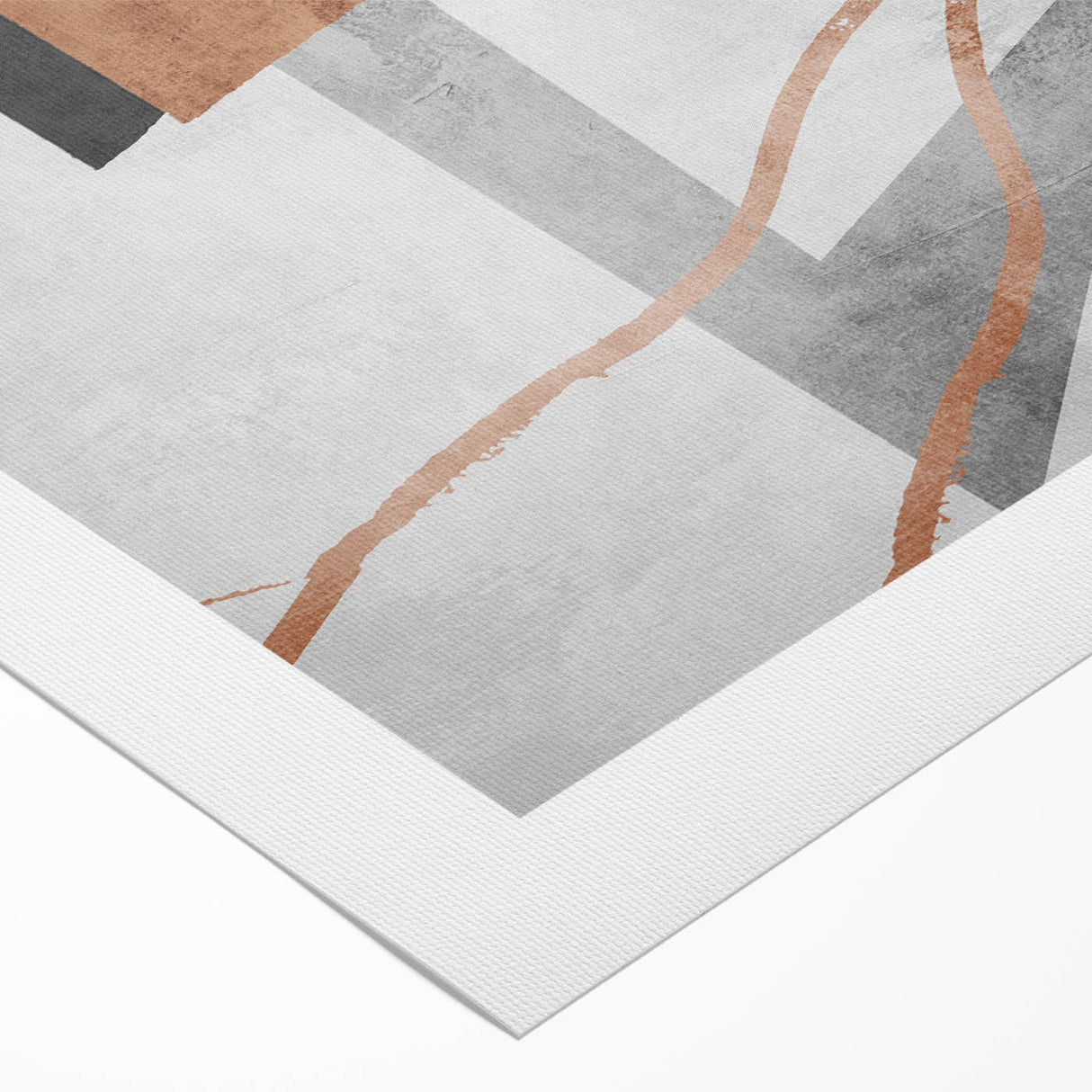 Neutral Abstract Prints in Brown – Earthen Harmony Modern Artwork