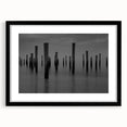 Modern Art Prints – Moody Black & White Minimalist Seascape