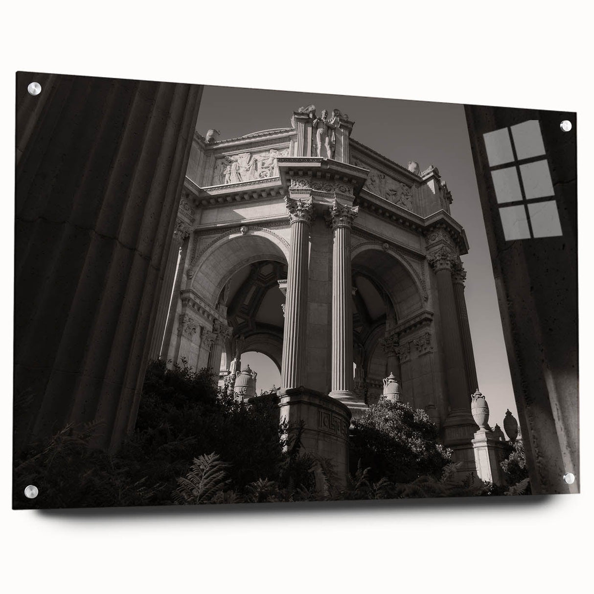 Urban scenery wall art – Elegant classical city architecture print