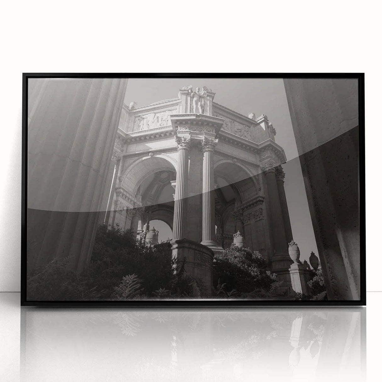 Urban scenery wall art – Elegant classical city architecture print
