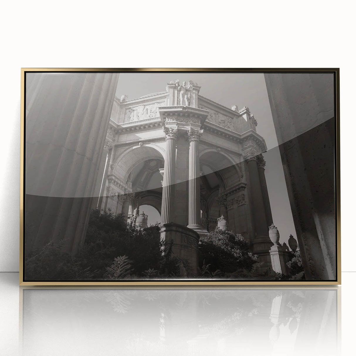 Urban scenery wall art – Elegant classical city architecture print
