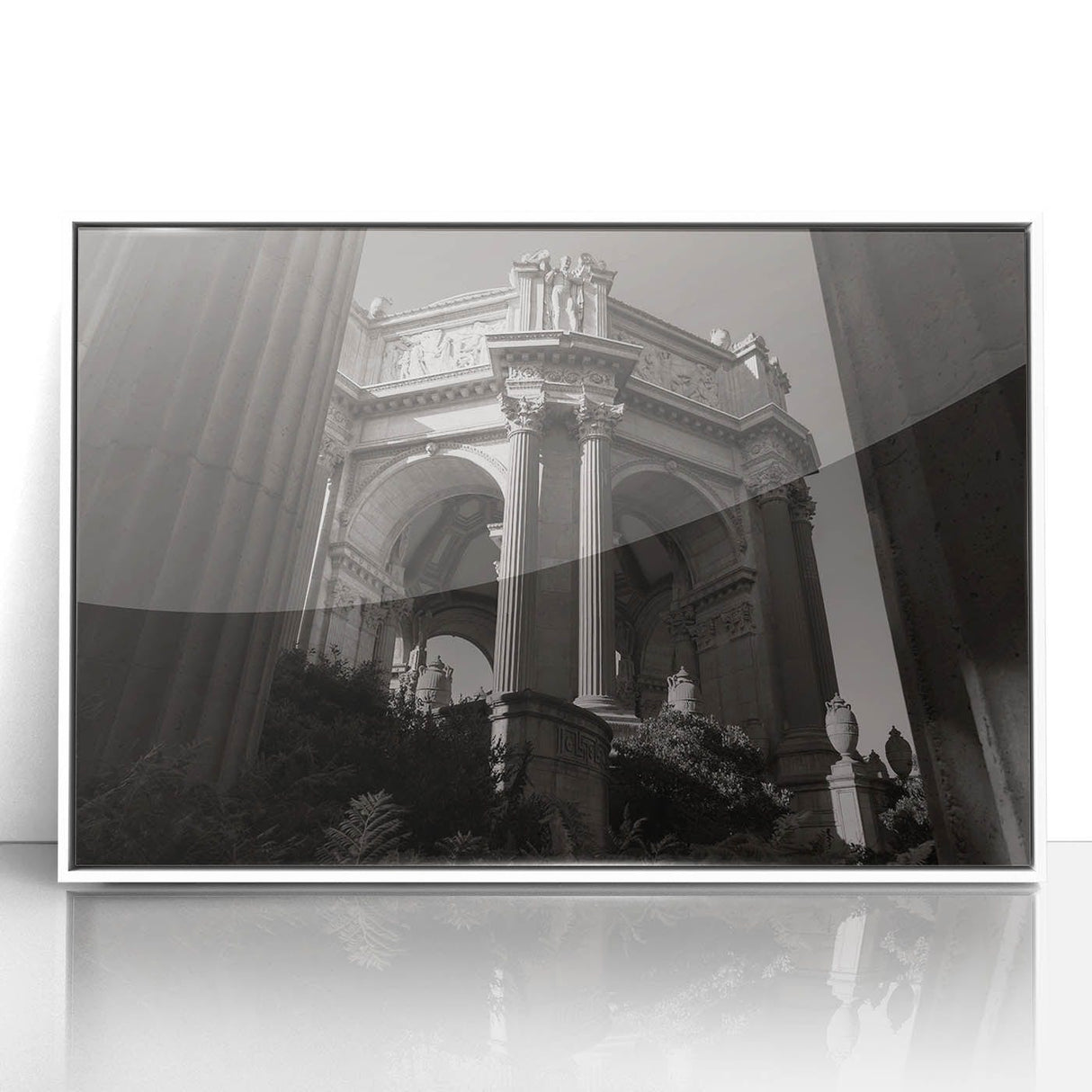 Urban scenery wall art – Elegant classical city architecture print