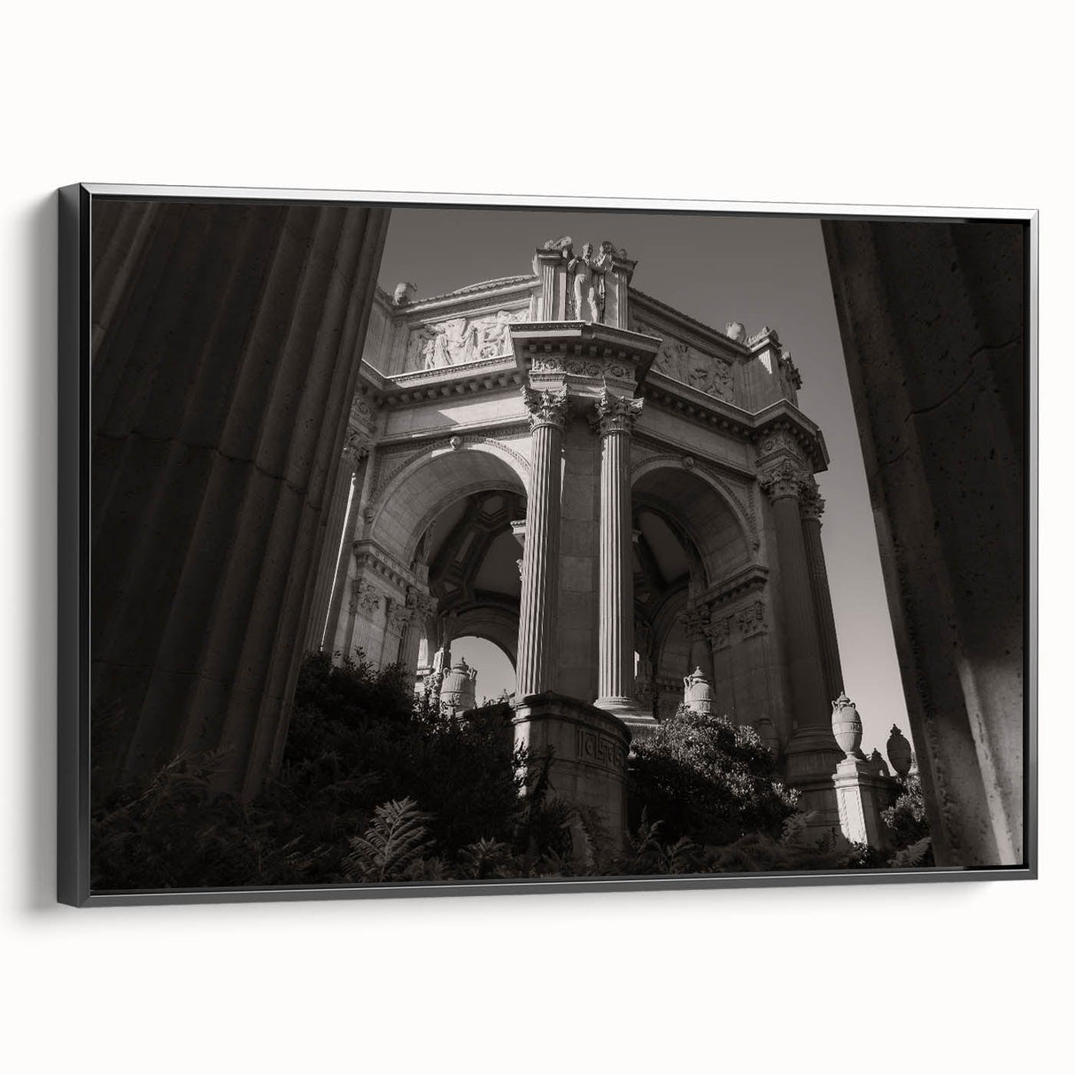 Urban scenery wall art – Elegant classical city architecture print