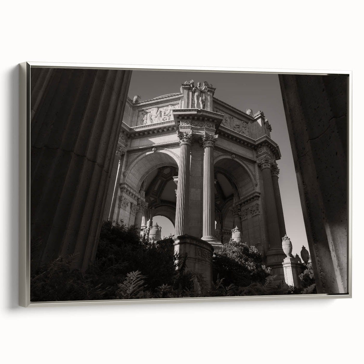 Urban scenery wall art – Elegant classical city architecture print