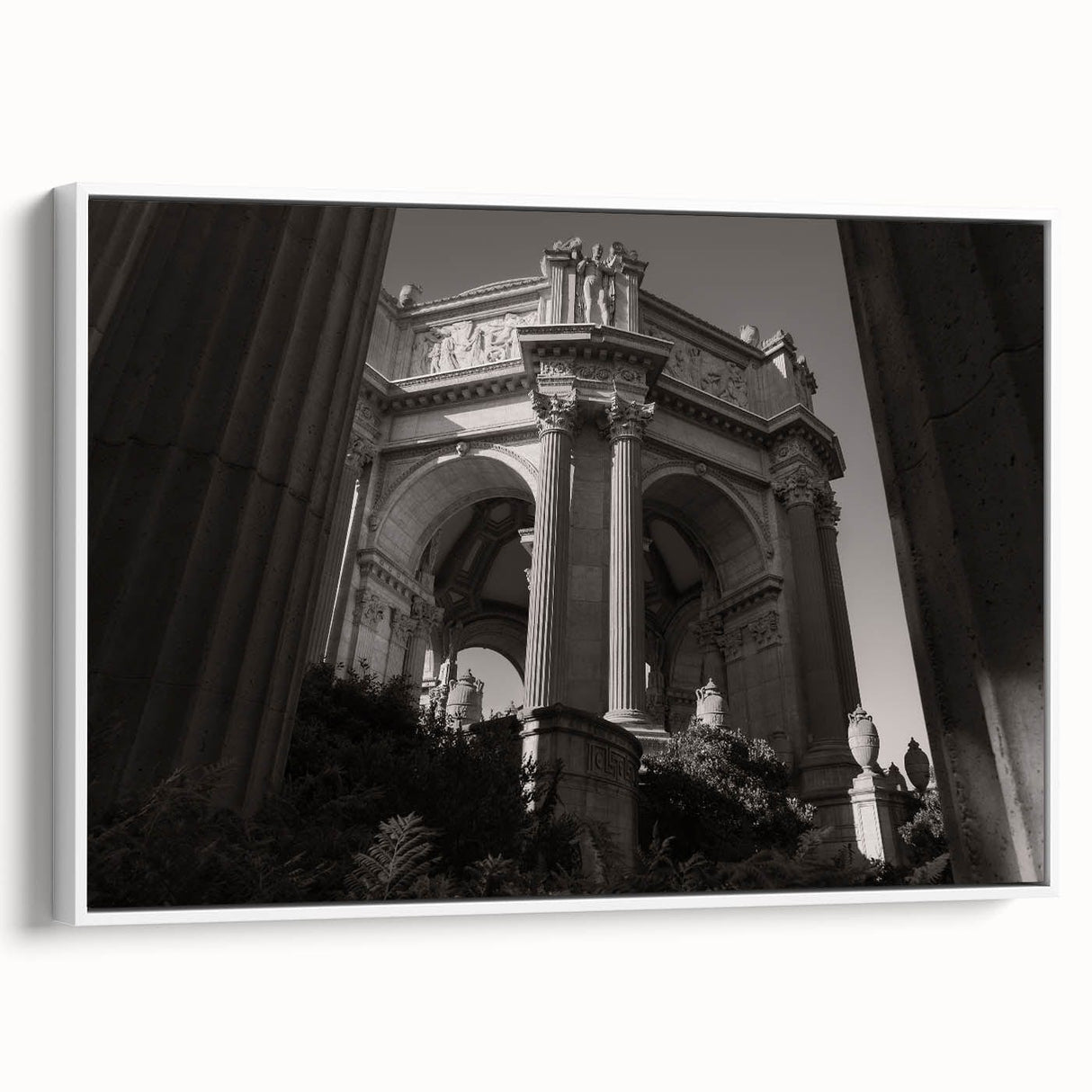 Urban scenery wall art – Elegant classical city architecture print