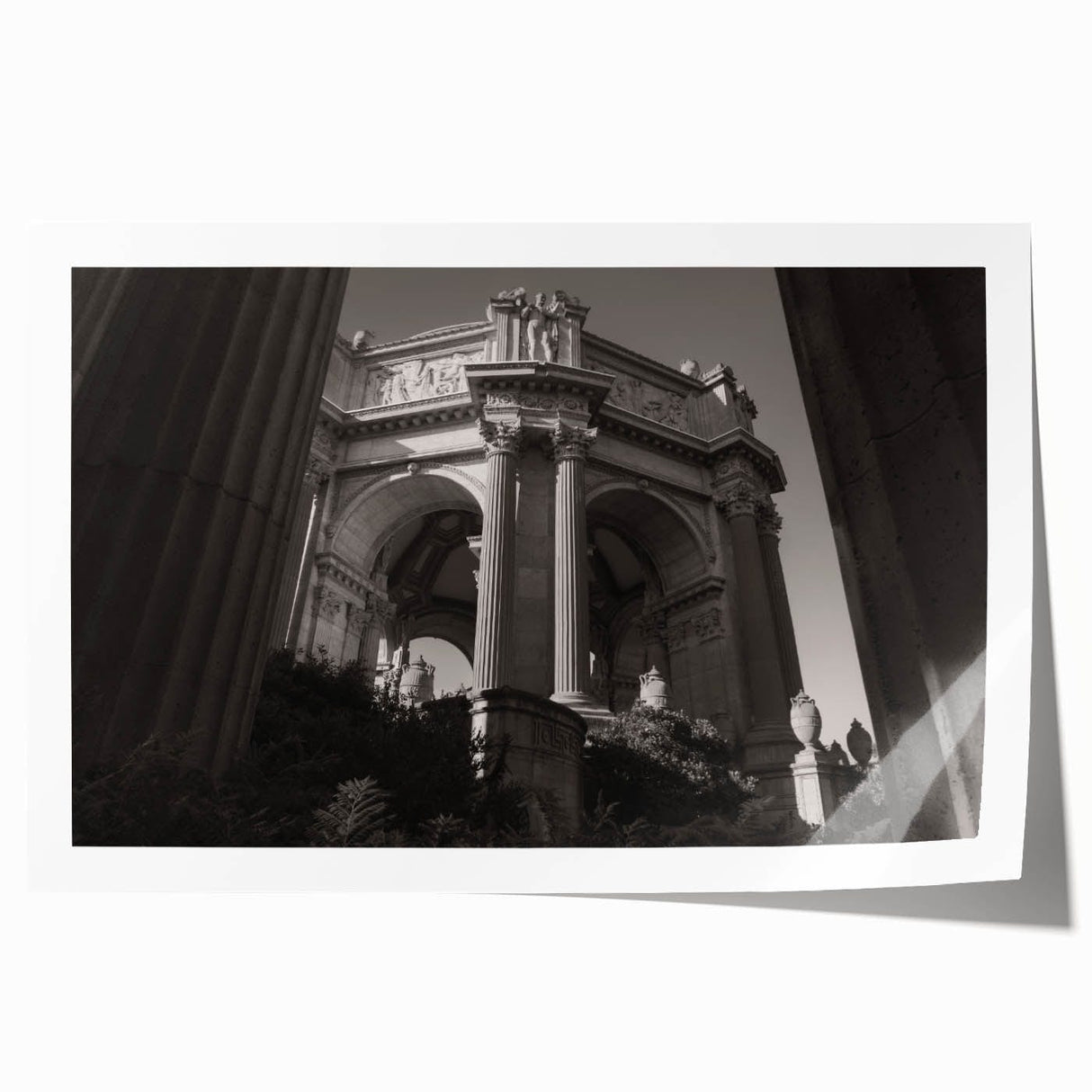 Urban scenery wall art – Elegant classical city architecture print