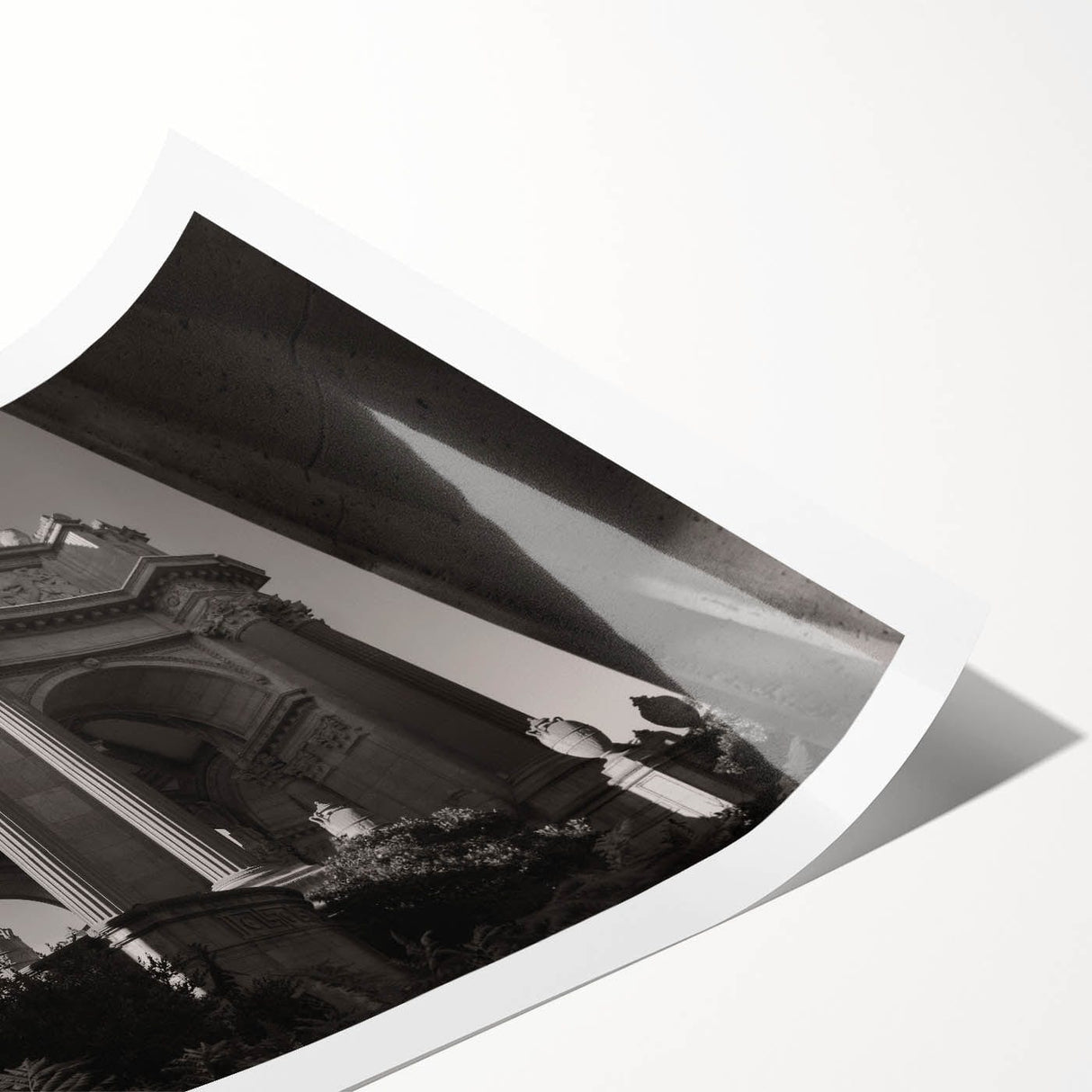 Urban scenery wall art – Elegant classical city architecture print