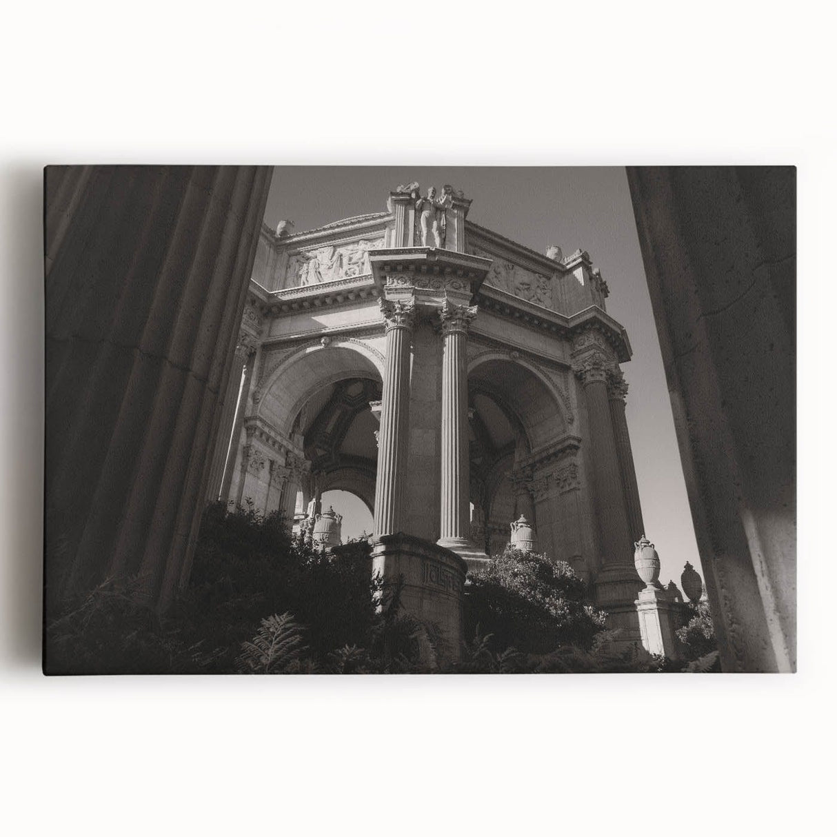 Urban scenery wall art – Elegant classical city architecture print