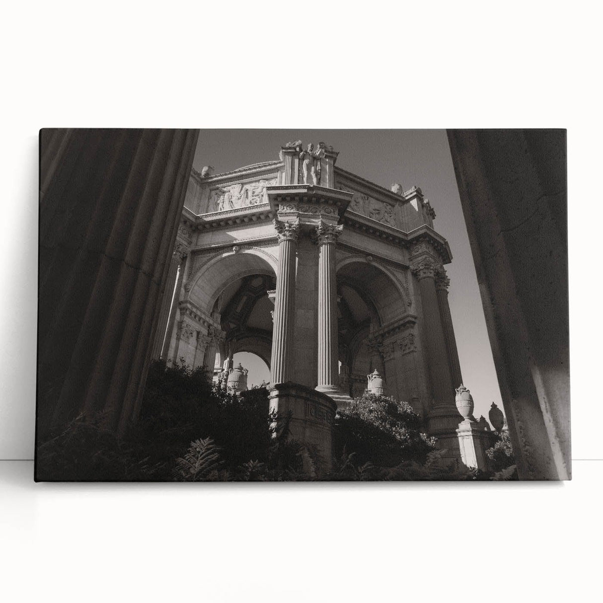 Urban scenery wall art – Elegant classical city architecture print