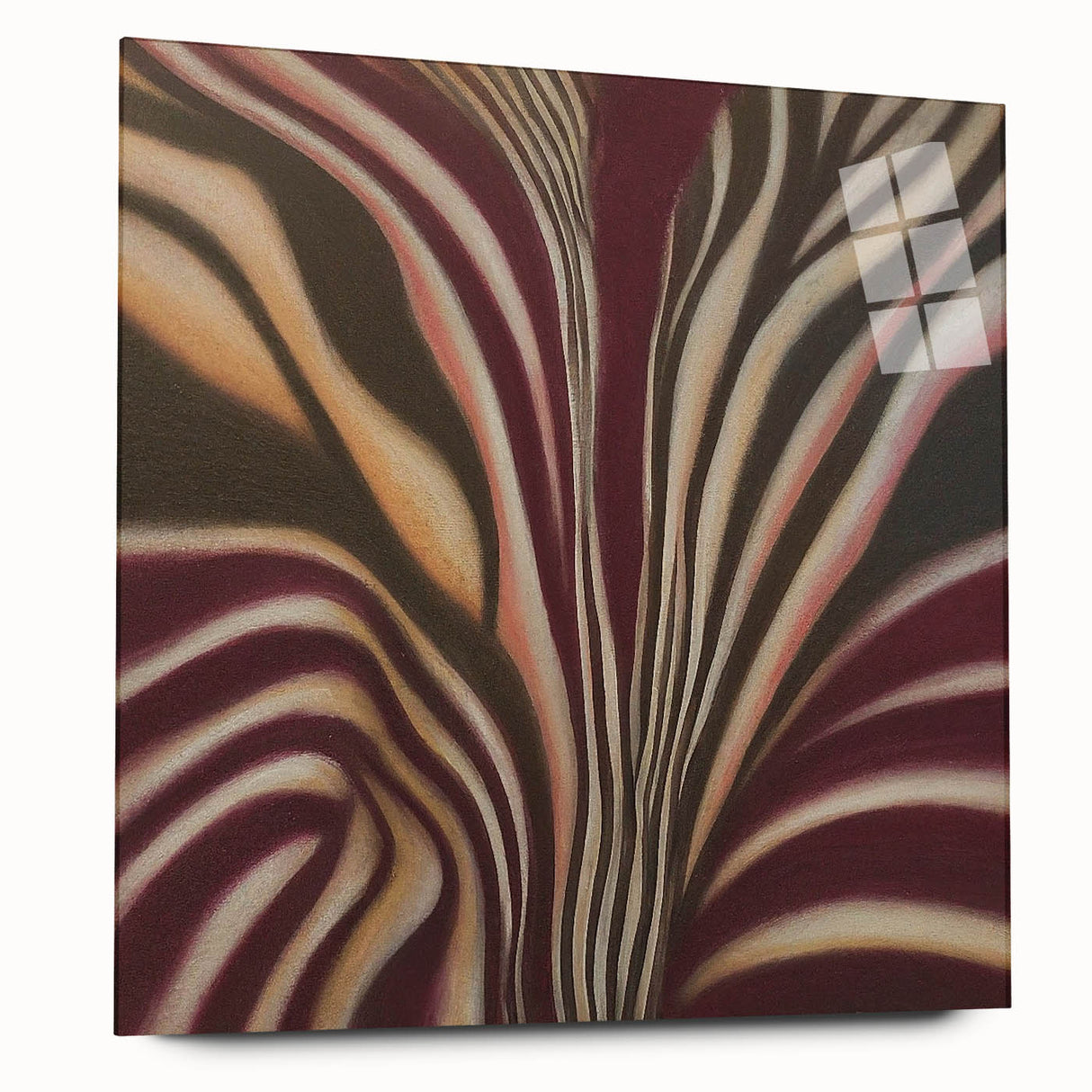 Minimalist Wall Decor in Burgundy – Earthen Harmony Abstract Art