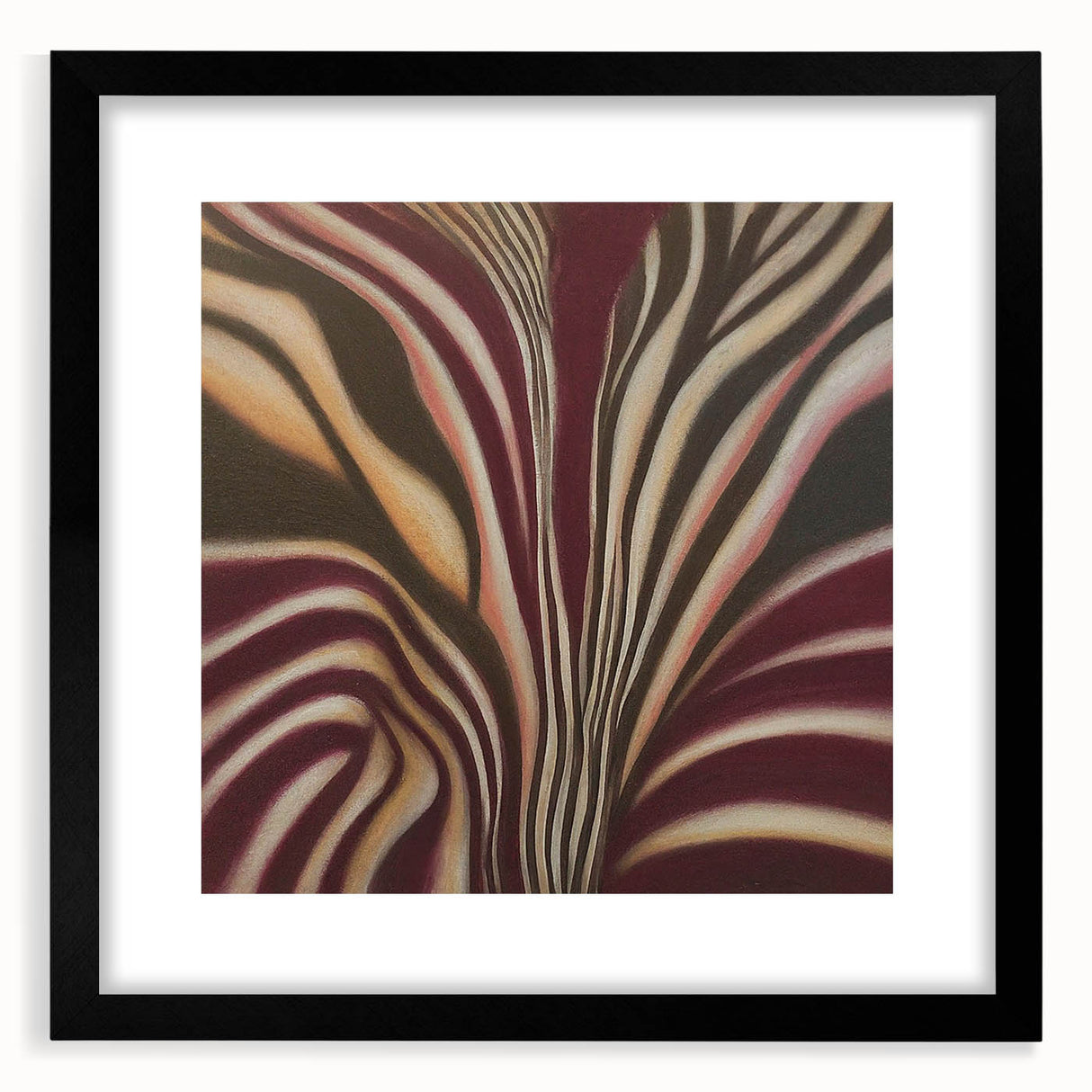Minimalist Wall Decor in Burgundy – Earthen Harmony Abstract Art