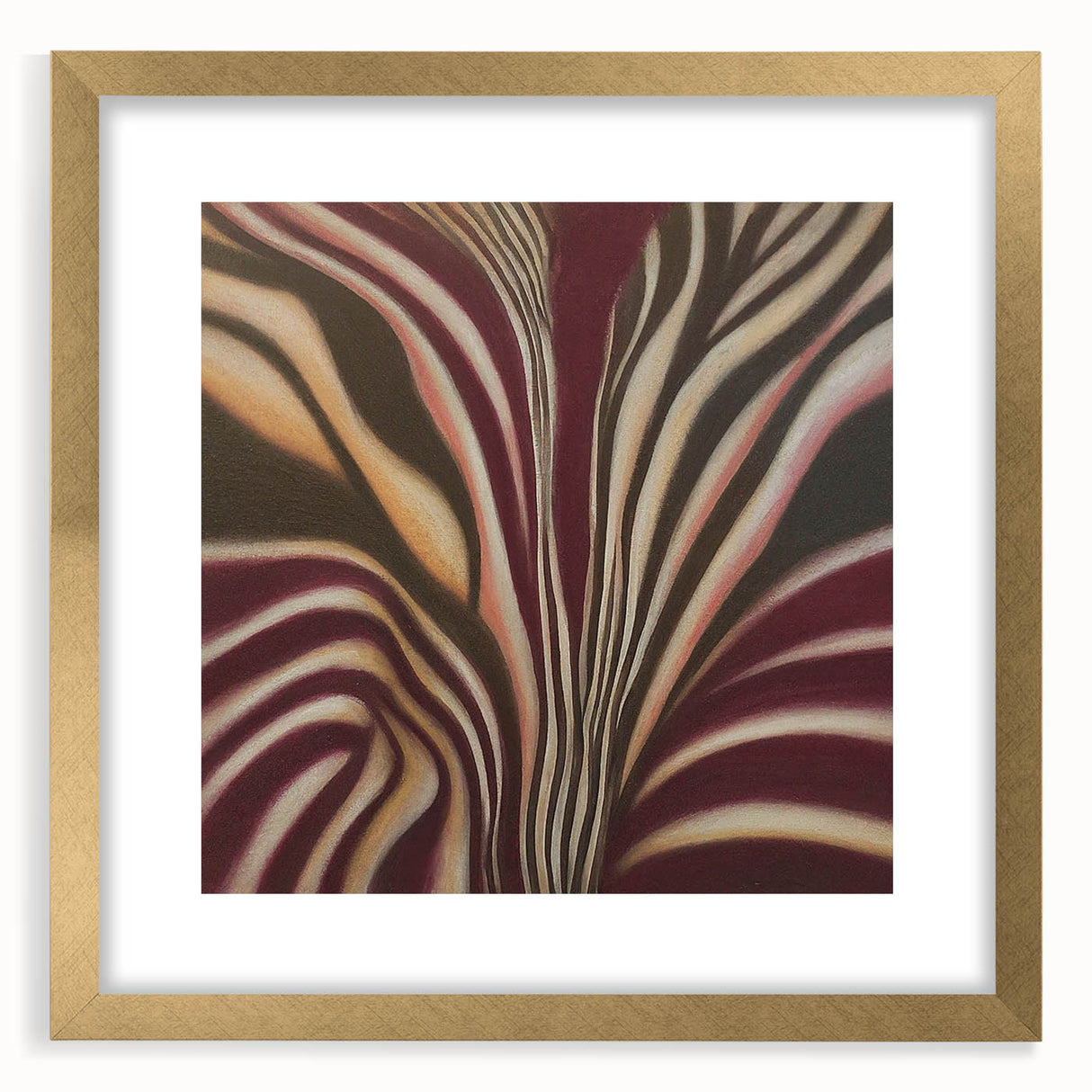 Minimalist Wall Decor in Burgundy – Earthen Harmony Abstract Art