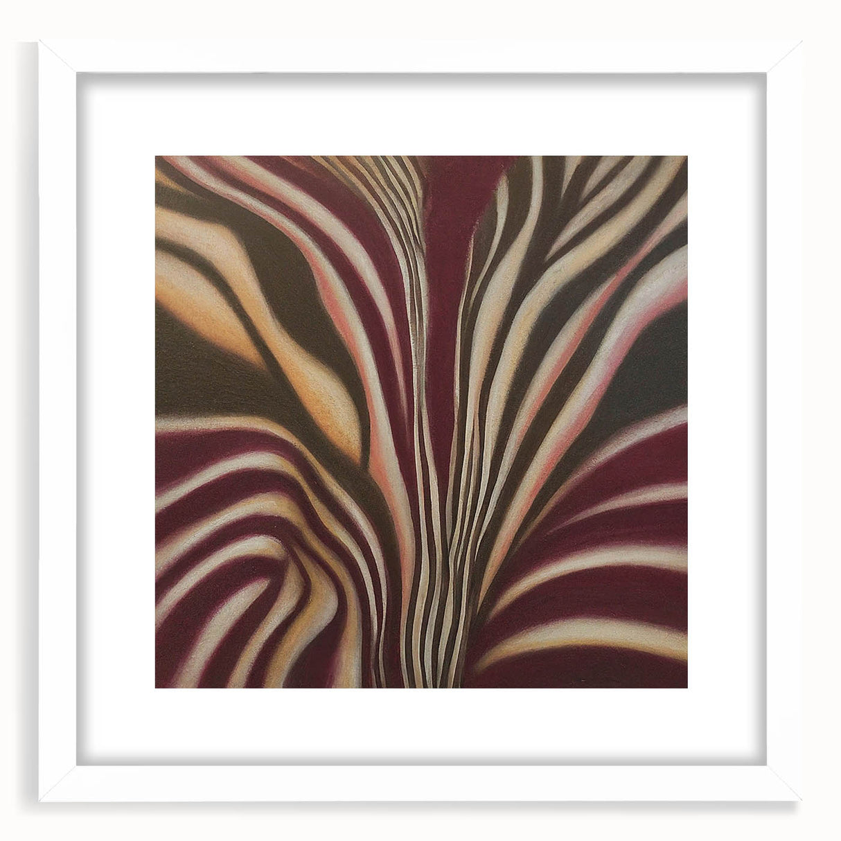 Minimalist Wall Decor in Burgundy – Earthen Harmony Abstract Art