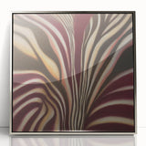 Minimalist Wall Decor in Burgundy – Earthen Harmony Abstract Art