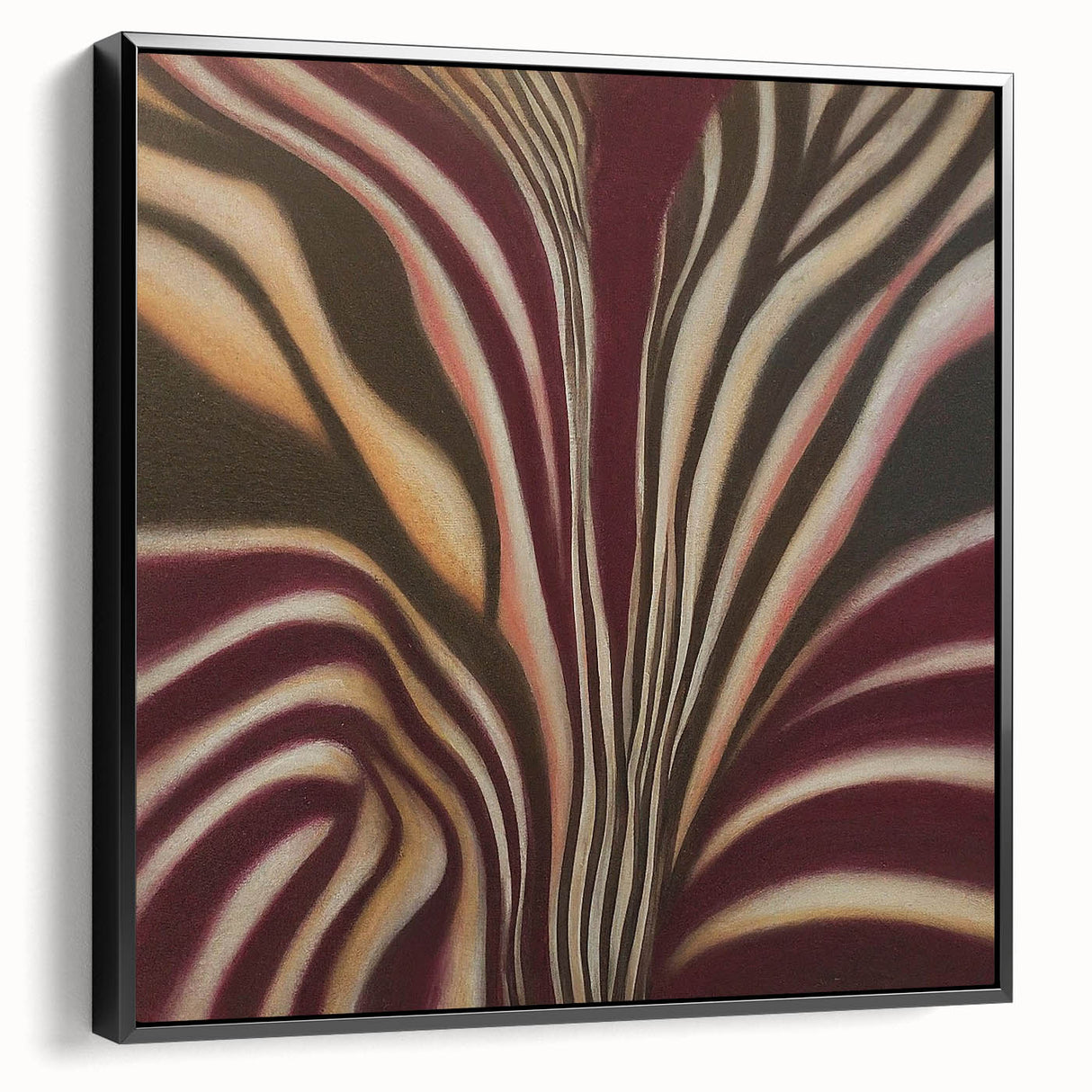 Minimalist Wall Decor in Burgundy – Earthen Harmony Abstract Art