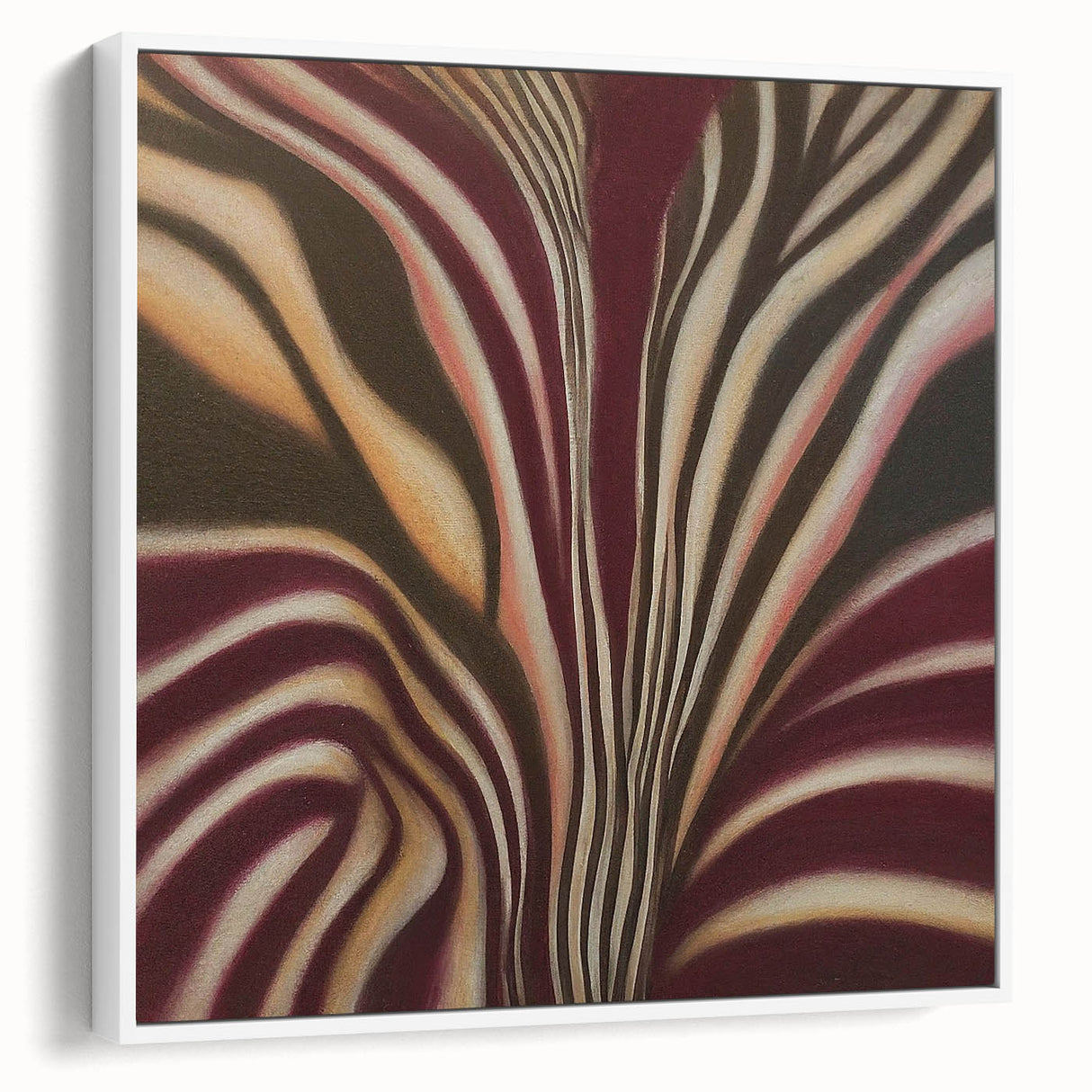 Minimalist Wall Decor in Burgundy – Earthen Harmony Abstract Art