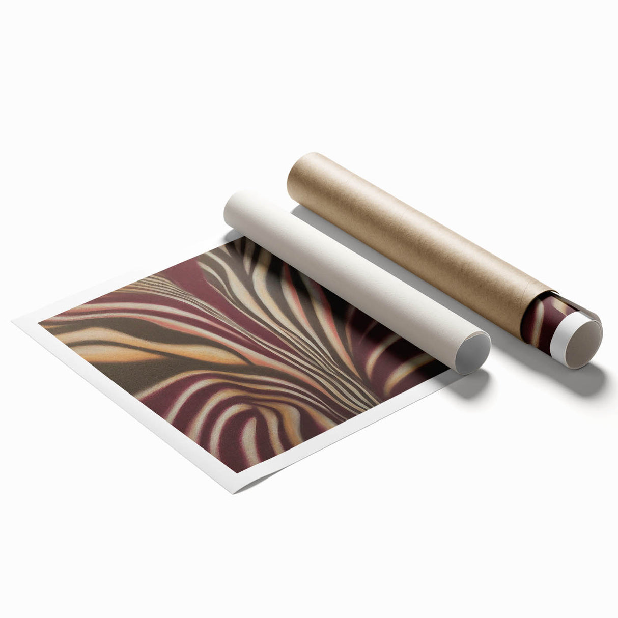 Minimalist Wall Decor in Burgundy – Earthen Harmony Abstract Art