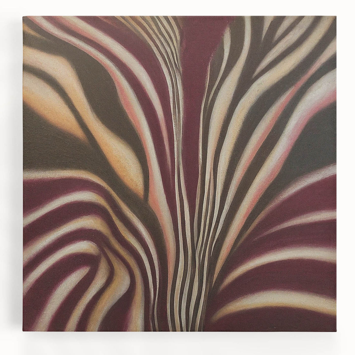Minimalist Wall Decor in Burgundy – Earthen Harmony Abstract Art