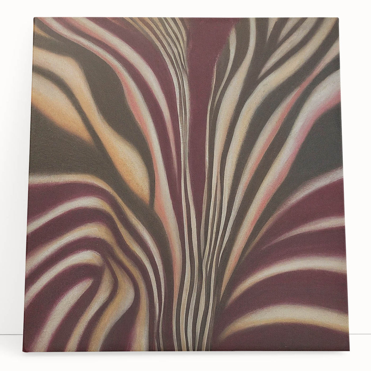 Minimalist Wall Decor in Burgundy – Earthen Harmony Abstract Art