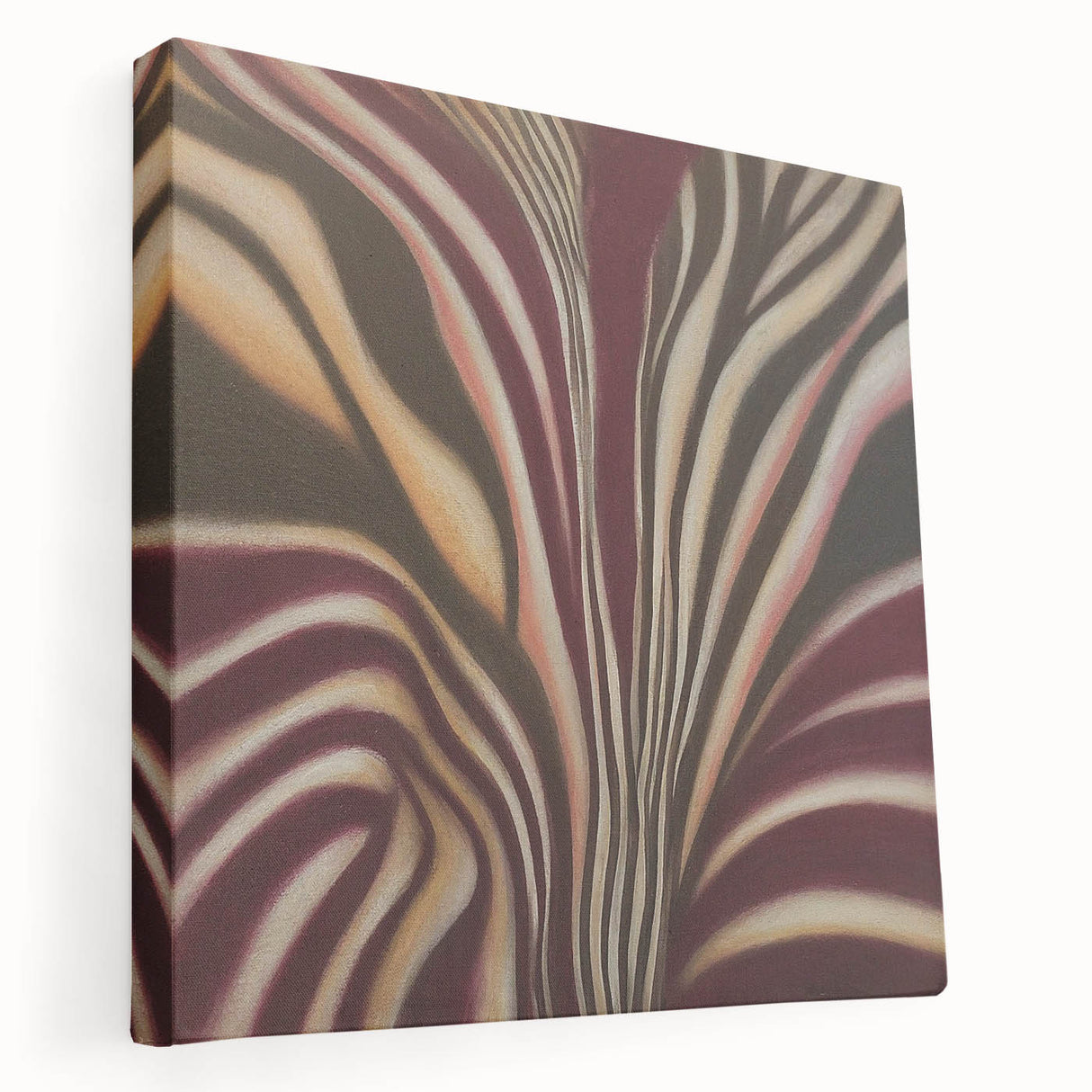 Minimalist Wall Decor in Burgundy – Earthen Harmony Abstract Art