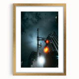 Cityscape photography prints – Futuristic city nightscape art