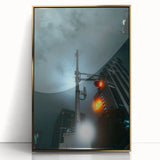 Cityscape photography prints – Futuristic city nightscape art