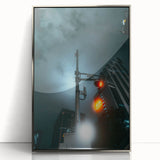 Cityscape photography prints – Futuristic city nightscape art