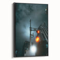 Cityscape photography prints – Futuristic city nightscape art