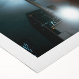 Cityscape photography prints – Futuristic city nightscape art