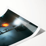 Cityscape photography prints – Futuristic city nightscape art