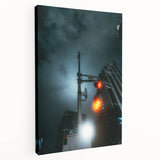Cityscape photography prints – Futuristic city nightscape art
