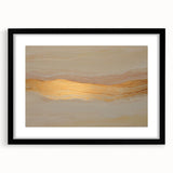 Neutral Abstract Prints – Beige & Gold Earthen Harmony Watercolor Art