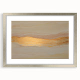 Neutral Abstract Prints – Beige & Gold Earthen Harmony Watercolor Art