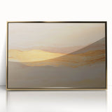 Neutral Abstract Prints – Beige & Gold Earthen Harmony Watercolor Art