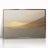 Neutral Abstract Prints – Beige & Gold Earthen Harmony Watercolor Art