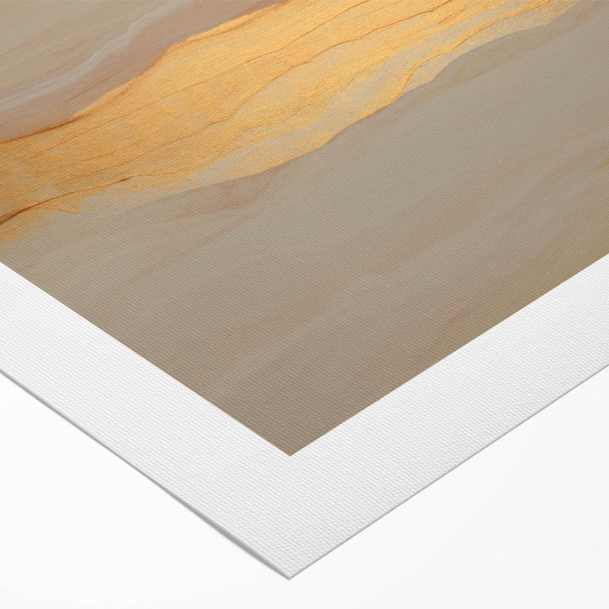 Neutral Abstract Prints – Beige & Gold Earthen Harmony Watercolor Art
